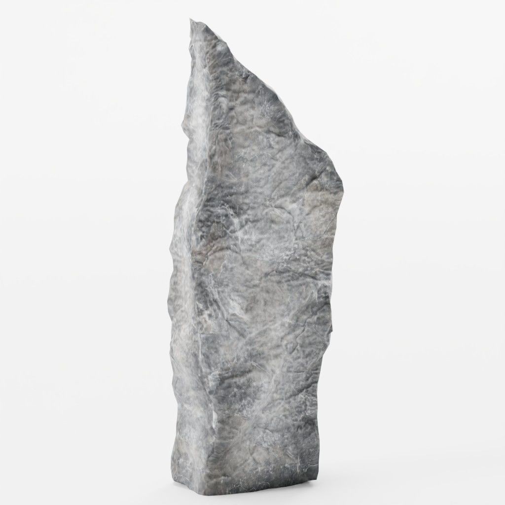 Standing Stones 3D Model – Low Poly Game-Ready Monoliths, FBX, OBJ - View 5