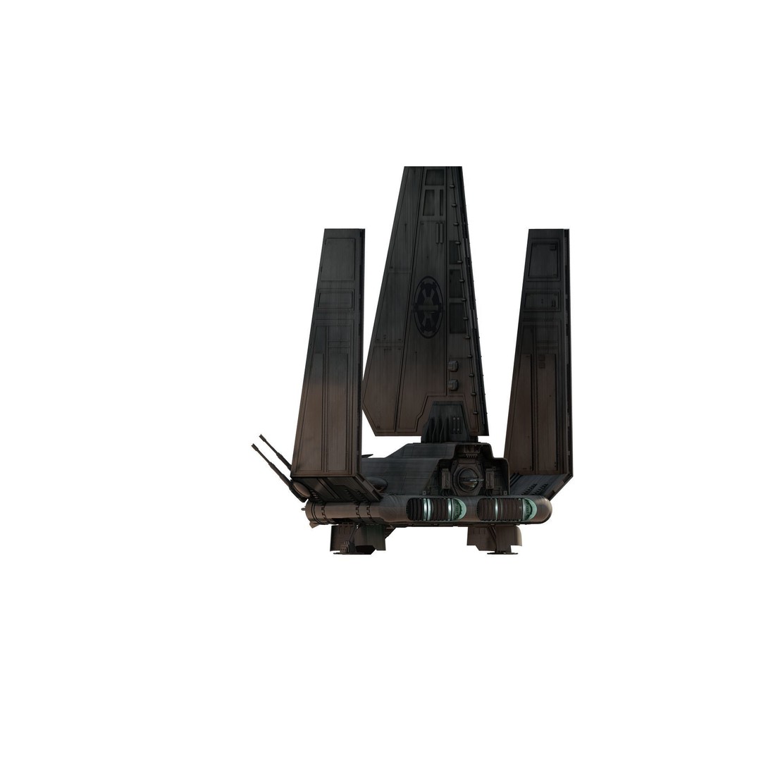 Star Wars Lambda T4A Class Shuttle 3D Model – Detailed Interior, FBX, Lumion Ready - View 11