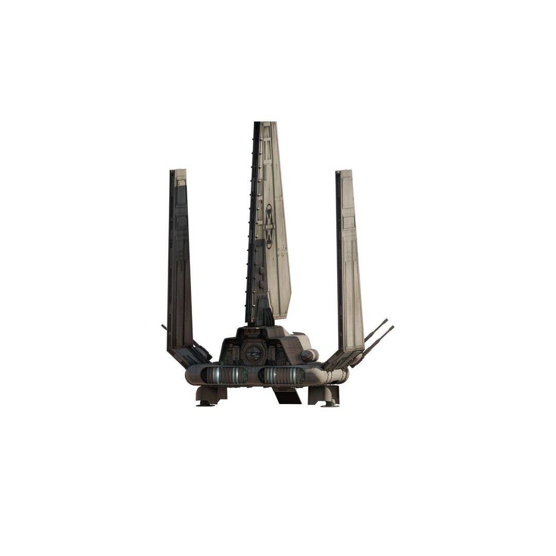 Star Wars Lambda T4A Class Shuttle 3D Model – Detailed Interior, FBX, Lumion Ready - View 13