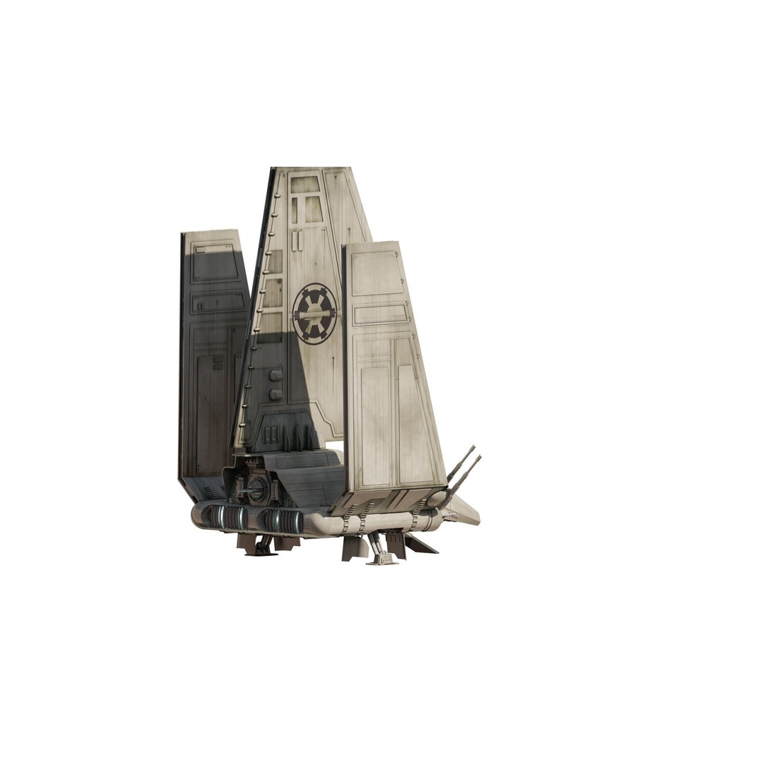 Star Wars Lambda T4A Class Shuttle 3D Model – Detailed Interior, FBX, Lumion Ready - View 15