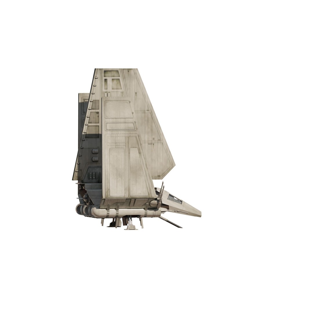 Star Wars Lambda T4A Class Shuttle 3D Model – Detailed Interior, FBX, Lumion Ready - View 16