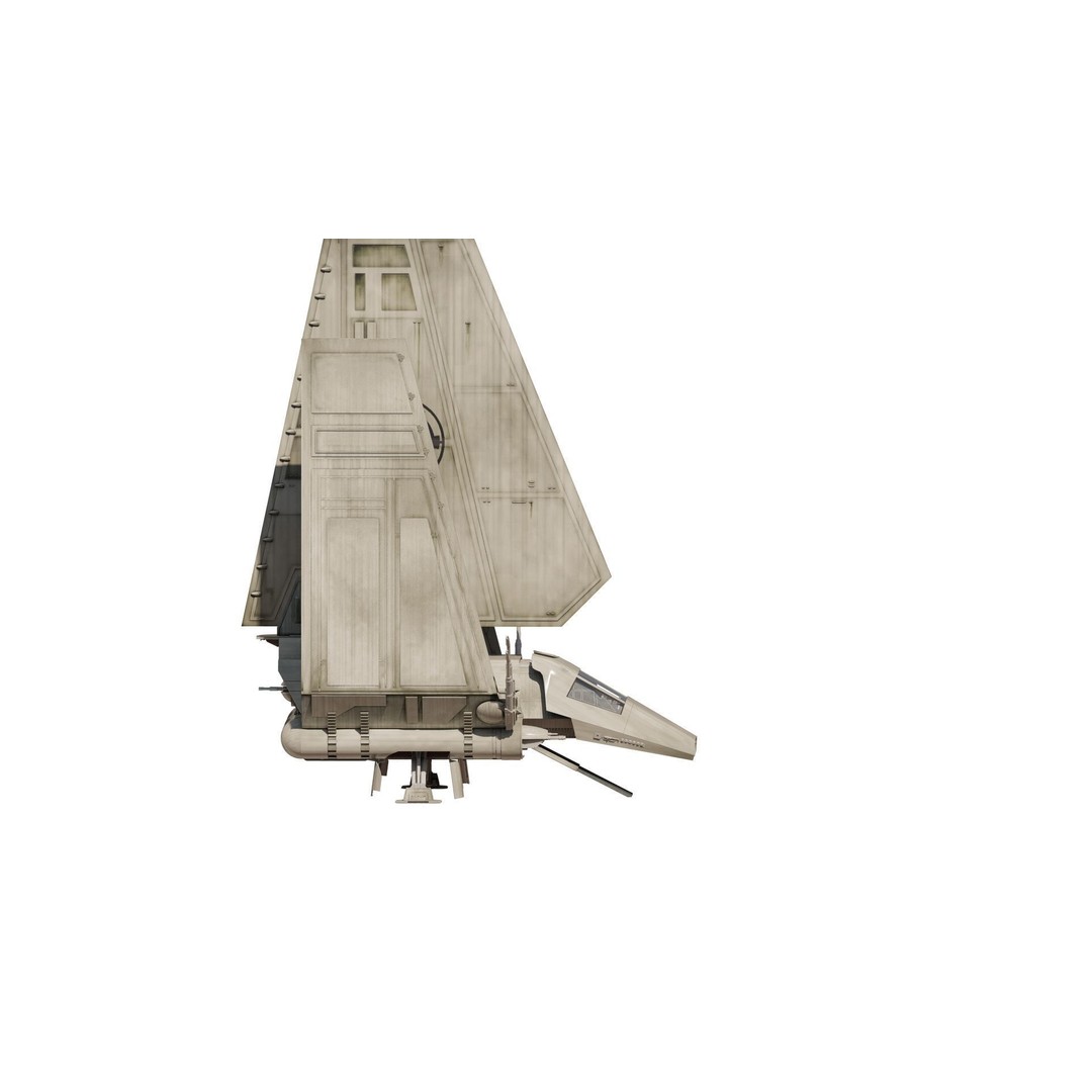Star Wars Lambda T4A Class Shuttle 3D Model – Detailed Interior, FBX, Lumion Ready - View 17