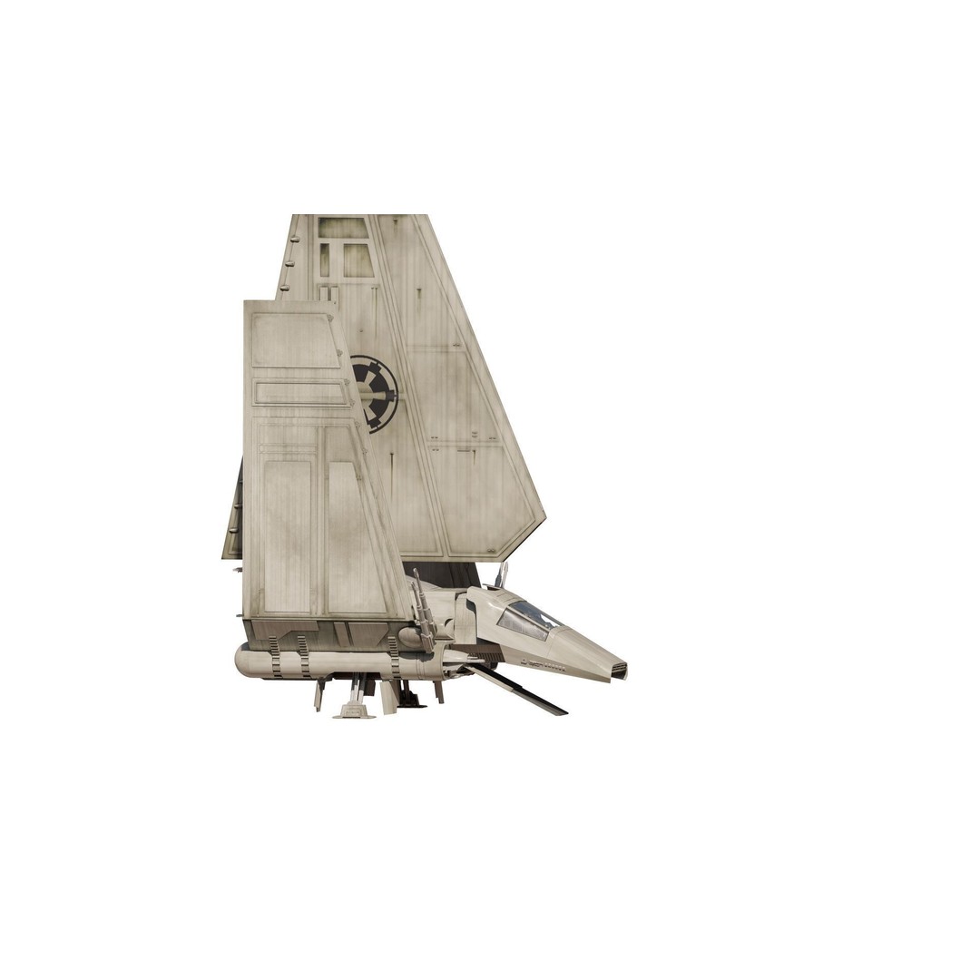 Star Wars Lambda T4A Class Shuttle 3D Model – Detailed Interior, FBX, Lumion Ready - View 18