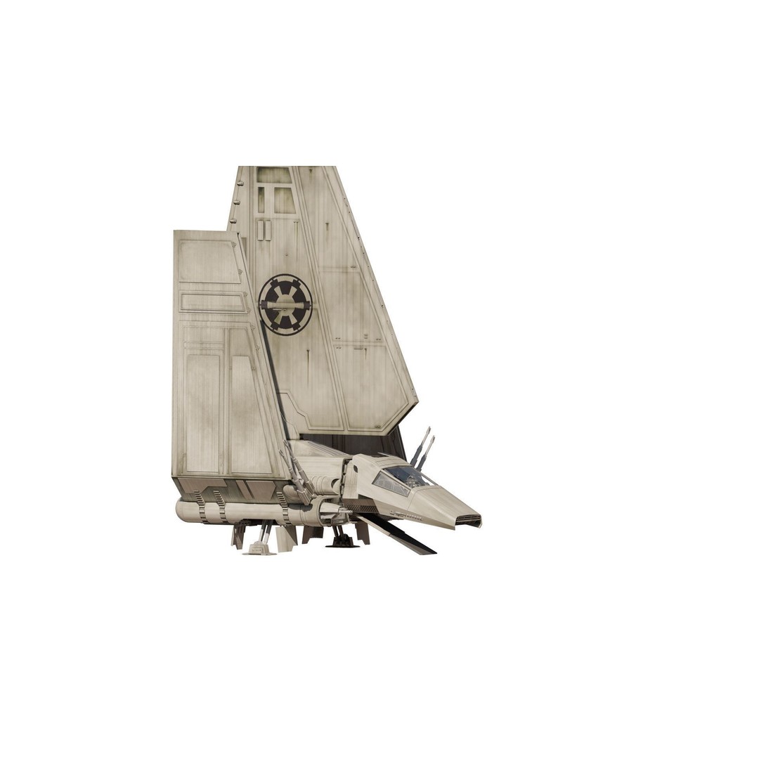 Star Wars Lambda T4A Class Shuttle 3D Model – Detailed Interior, FBX, Lumion Ready - View 19
