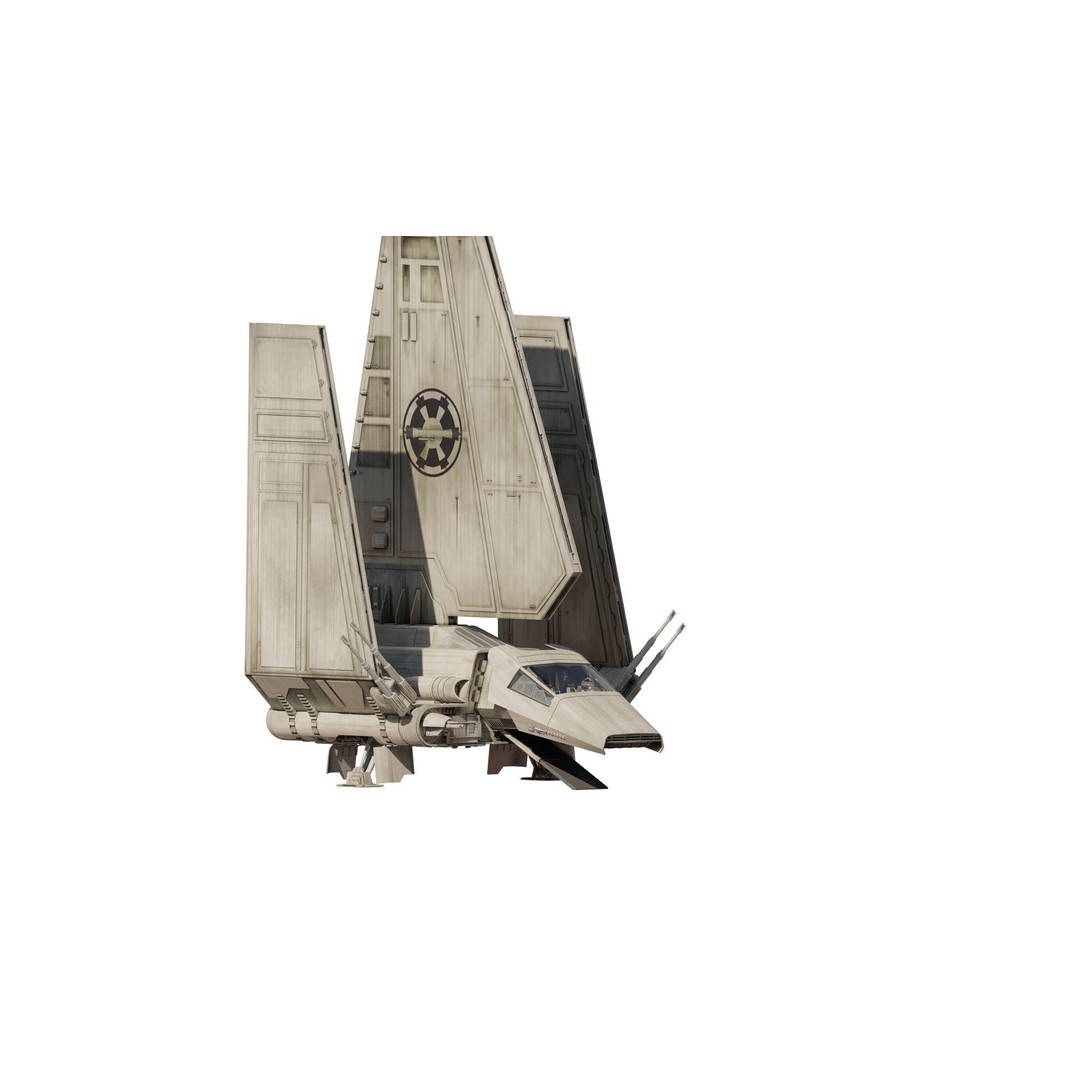 Star Wars Lambda T4A Class Shuttle 3D Model – Detailed Interior, FBX, Lumion Ready - View 20