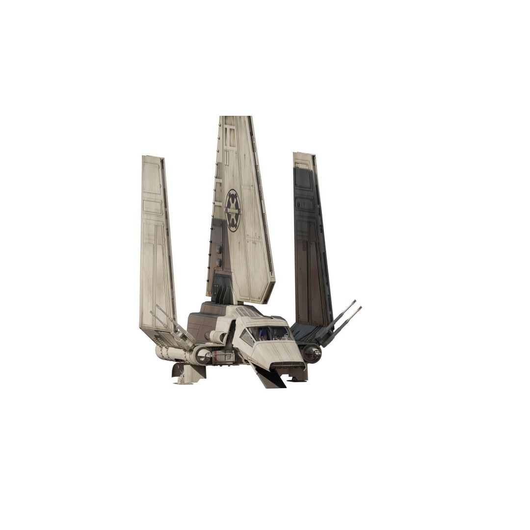 Star Wars Lambda T4A Class Shuttle 3D Model – Detailed Interior, FBX, Lumion Ready - View 21