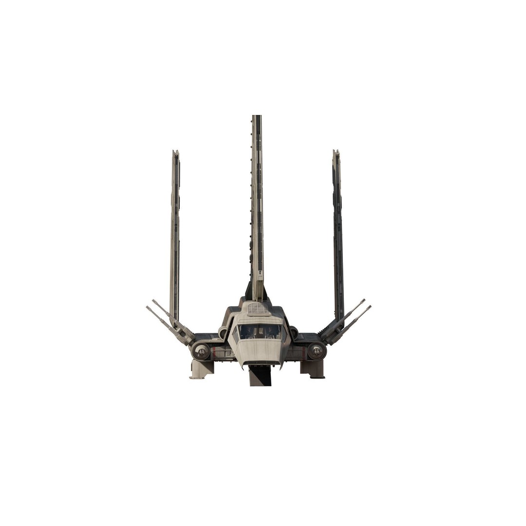 Star Wars Lambda T4A Class Shuttle 3D Model – Detailed Interior, FBX, Lumion Ready - View 22