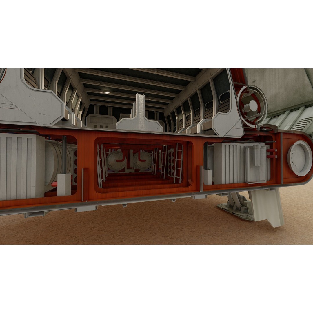 Star Wars Lambda T4A Class Shuttle 3D Model – Detailed Interior, FBX, Lumion Ready - View 43