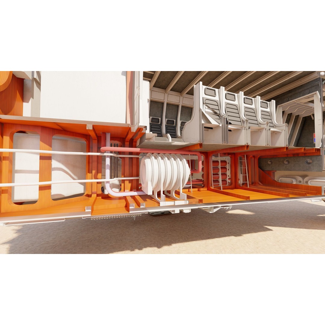 Star Wars Lambda T4A Class Shuttle 3D Model – Detailed Interior, FBX, Lumion Ready - View 47