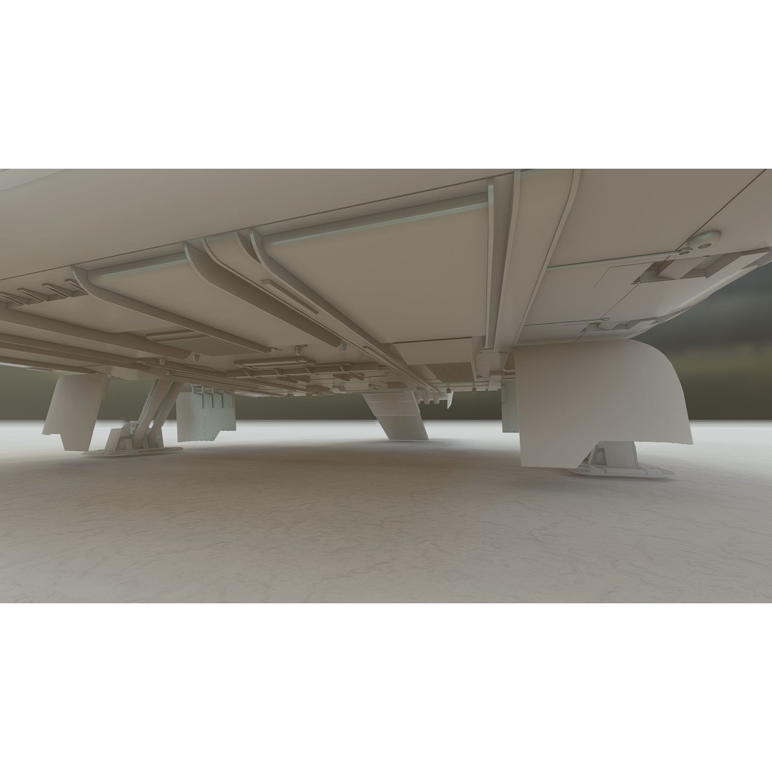Star Wars Lambda T4A Class Shuttle 3D Model – Detailed Interior, FBX, Lumion Ready - View 55