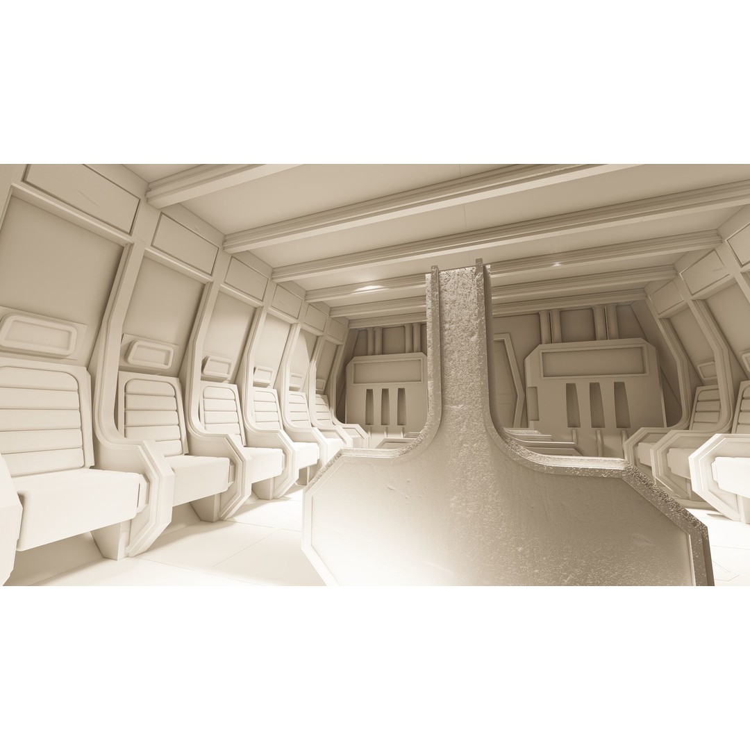 Star Wars Lambda T4A Class Shuttle 3D Model – Detailed Interior, FBX, Lumion Ready - View 57