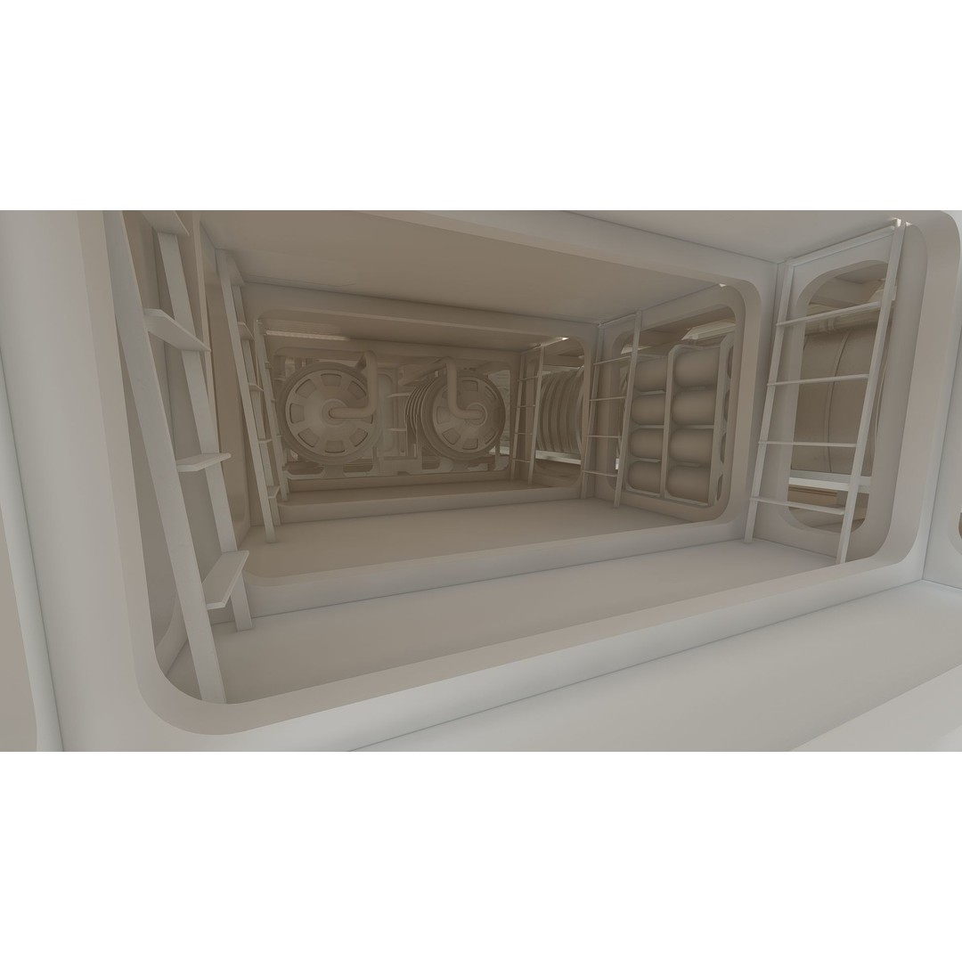 Star Wars Lambda T4A Class Shuttle 3D Model – Detailed Interior, FBX, Lumion Ready - View 63