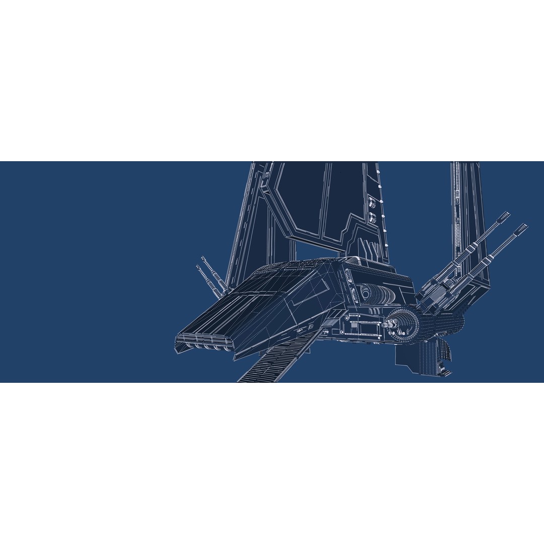 Star Wars Lambda T4A Class Shuttle 3D Model – Detailed Interior, FBX, Lumion Ready - View 68