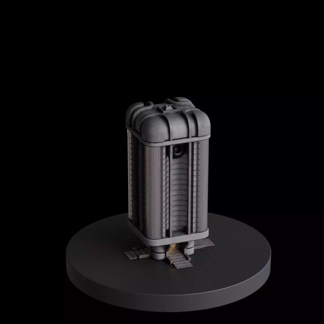 Art Deco City 3D Model – Medium to Low-Poly Cityscape, Blender & FBX - View 44
