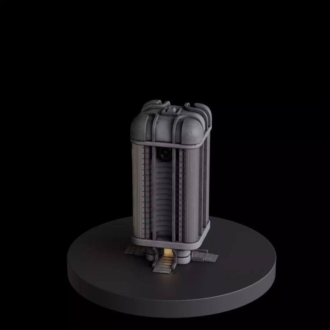 Art Deco City 3D Model – Medium to Low-Poly Cityscape, Blender & FBX - View 45
