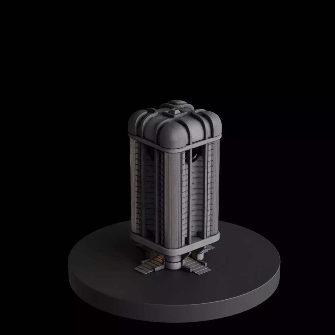 Art Deco City 3D Model – Medium to Low-Poly Cityscape, Blender & FBX - View 46
