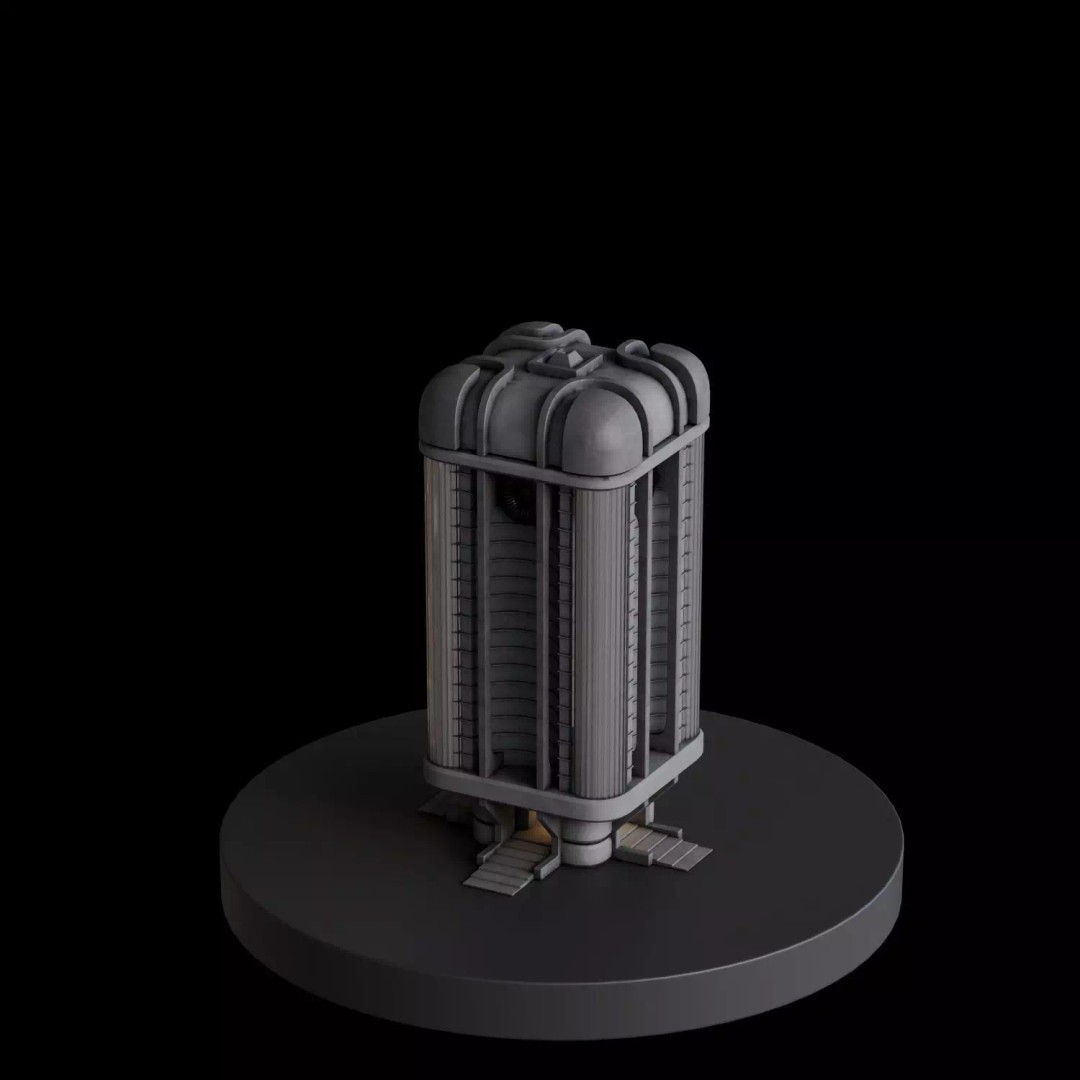 Art Deco City 3D Model – Medium to Low-Poly Cityscape, Blender & FBX - View 48