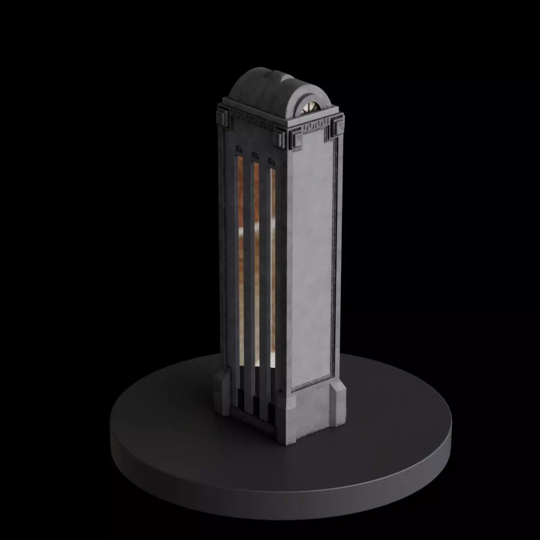 Art Deco City 3D Model – Medium to Low-Poly Cityscape, Blender & FBX - View 58