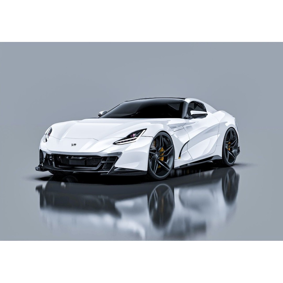 Arox Concept Car 3D Model – Detailed Sport Design for Blender - View 5