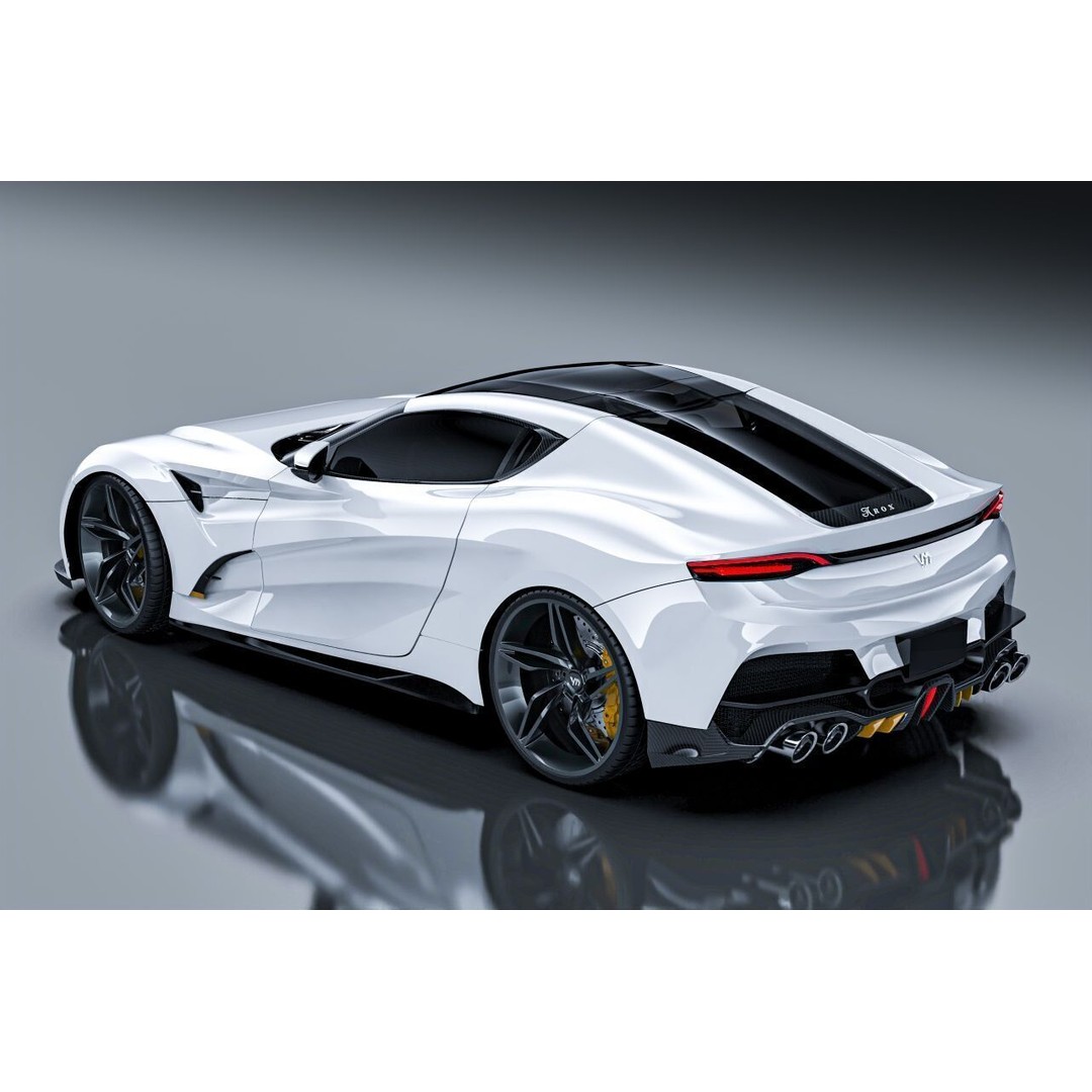 Arox Concept Car 3D Model – Detailed Sport Design for Blender - View 6