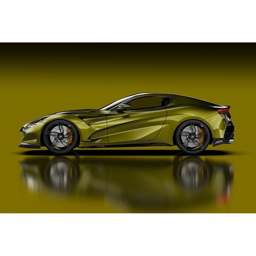 Arox Concept Car 3D Model – Detailed Sport Design for Blender - View 7