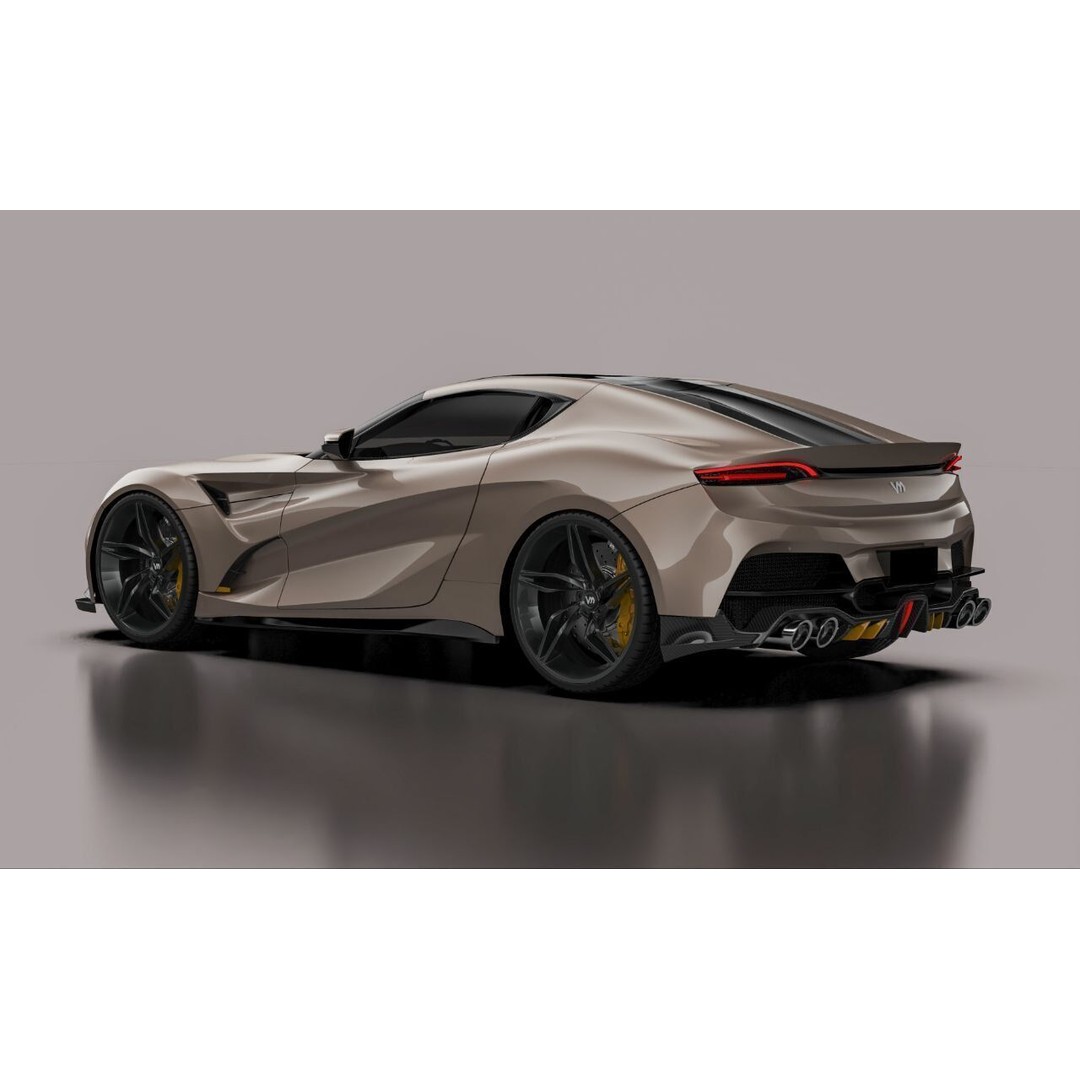 Arox Concept Car 3D Model – Detailed Sport Design for Blender - View 9