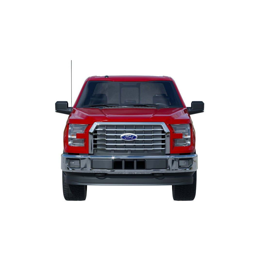 Ford F150 3D Model – High Poly Game Ready Truck, FBX, OBJ - View 5
