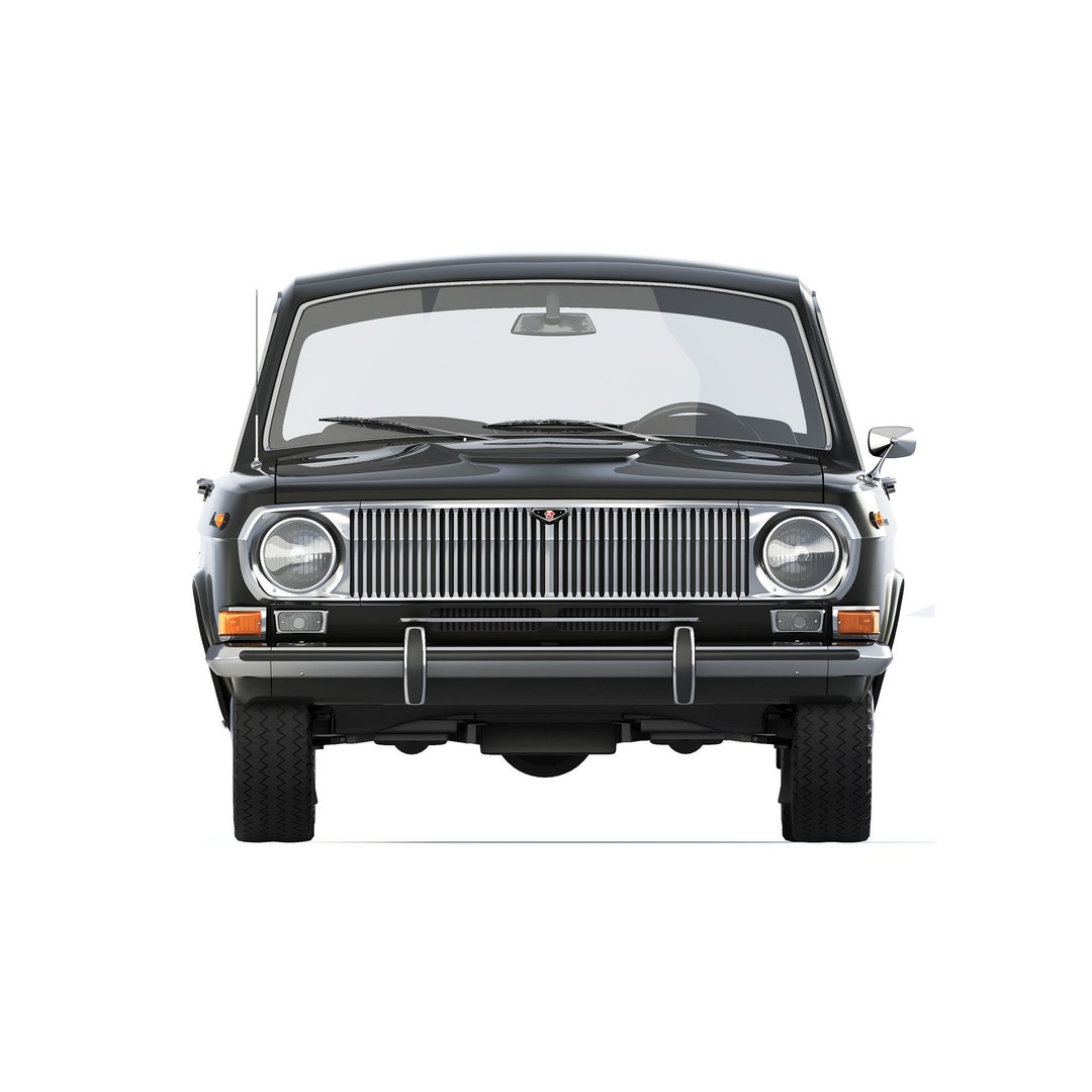 GAZ-24 Volga 3D Model – Classic Soviet Sedan, FBX, PBR - View 9