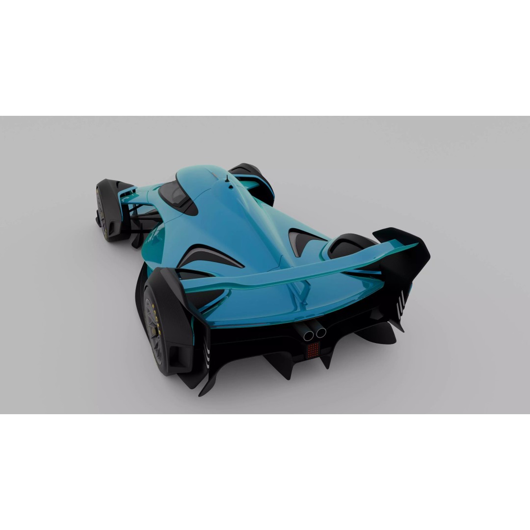 McLaren Solus GT 3D Model – High Poly Hypercar, Game Ready, FBX, OBJ - View 10