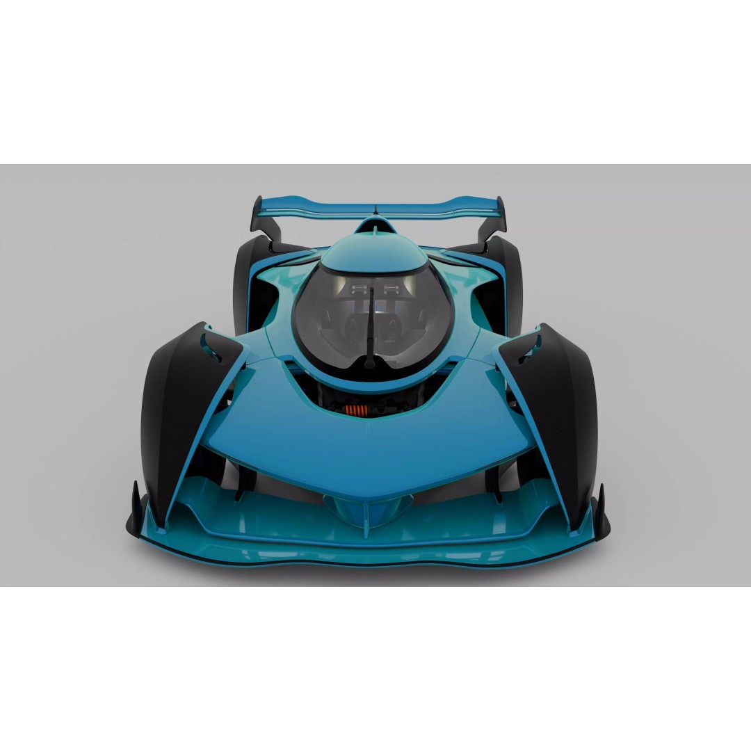 McLaren Solus GT 3D Model – High Poly Hypercar, Game Ready, FBX, OBJ - View 5