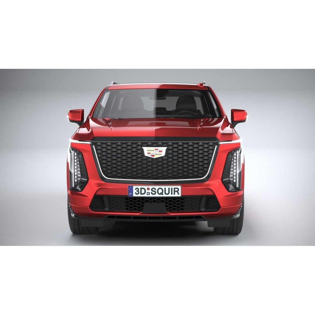 Cadillac Escalade V 3D Model – High Poly SUV, FBX, OBJ, Game Ready - View 15