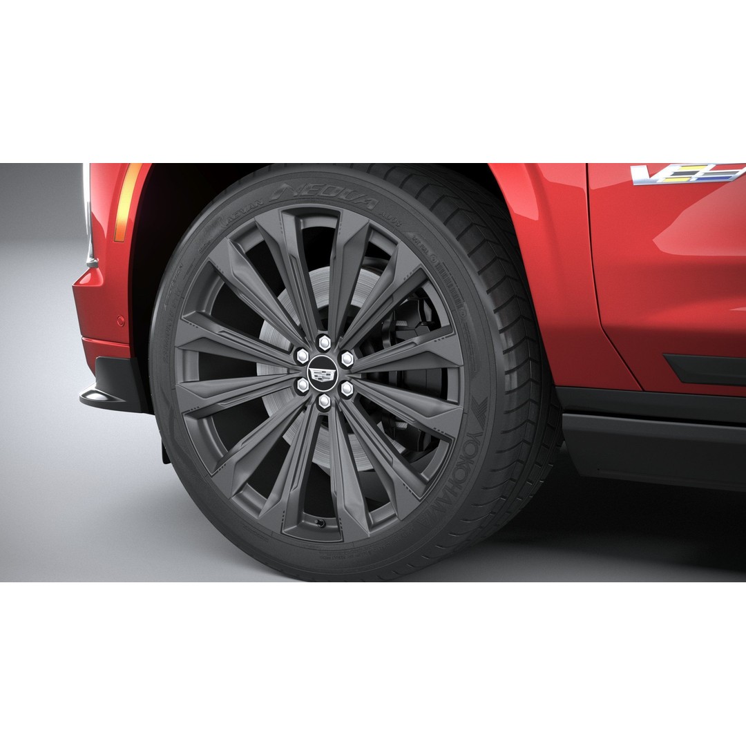 Cadillac Escalade V 3D Model – High Poly SUV, FBX, OBJ, Game Ready - View 18