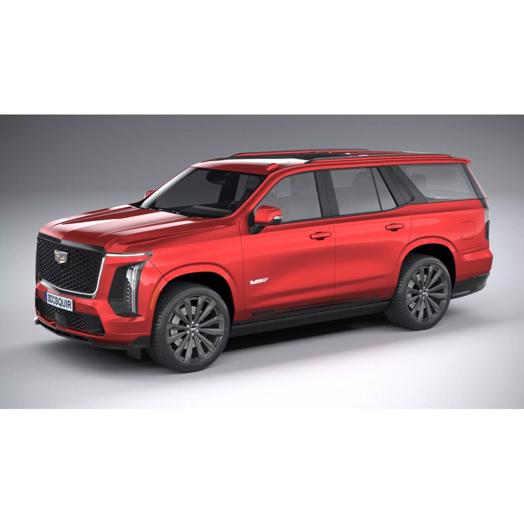 Cadillac Escalade V 3D Model – High Poly SUV, FBX, OBJ, Game Ready - View 2