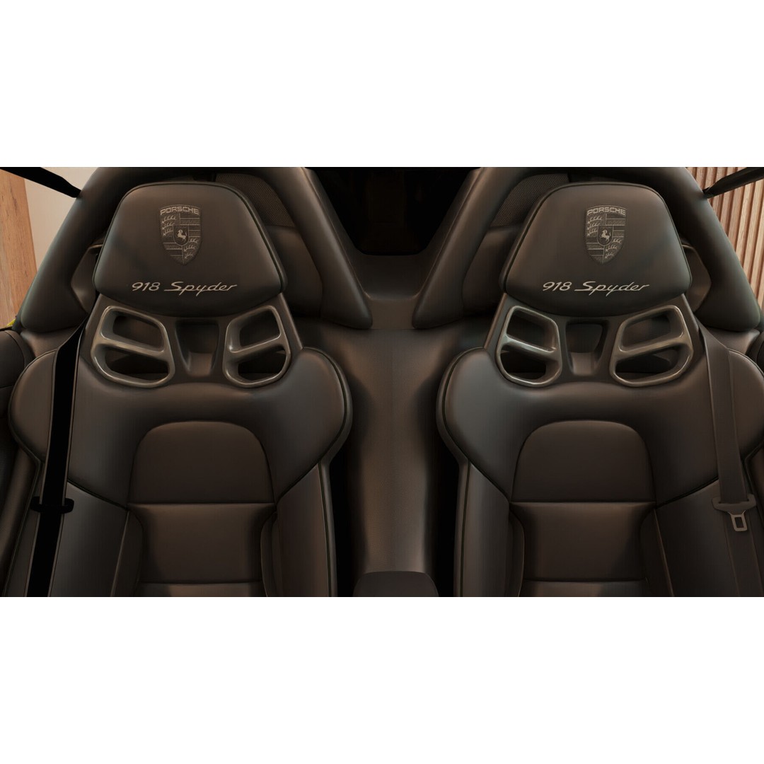 Porsche 918 Spyder 3D Model – Highly Detailed Low-Poly Game Asset, Blender - View 13