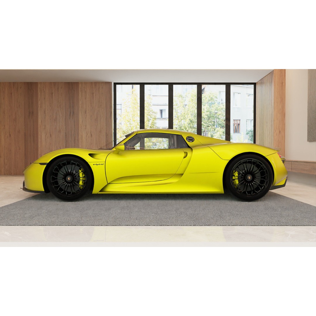 Porsche 918 Spyder 3D Model – Highly Detailed Low-Poly Game Asset, Blender - View 14