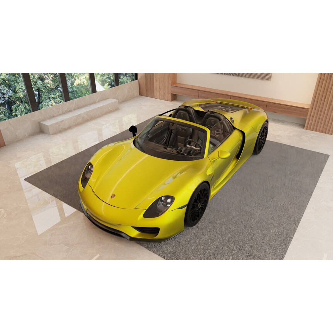 Porsche 918 Spyder 3D Model – Highly Detailed Low-Poly Game Asset, Blender - View 17