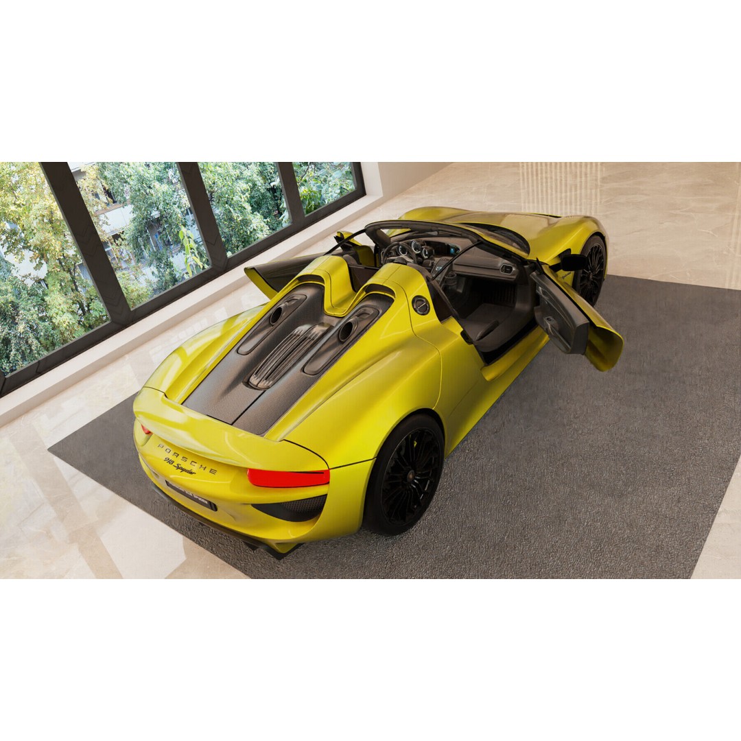 Porsche 918 Spyder 3D Model – Highly Detailed Low-Poly Game Asset, Blender - View 18