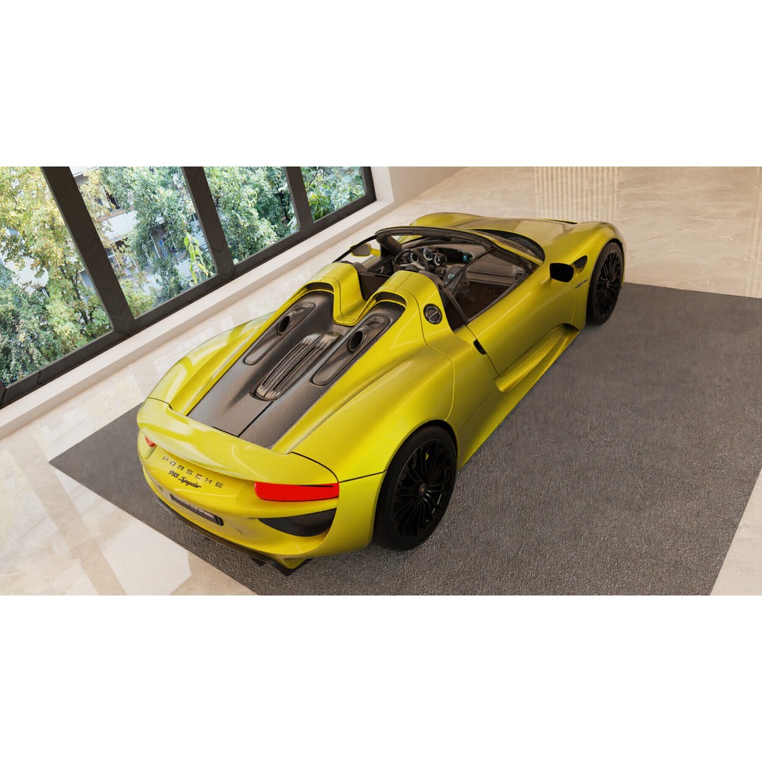 Porsche 918 Spyder 3D Model – Highly Detailed Low-Poly Game Asset, Blender - View 19