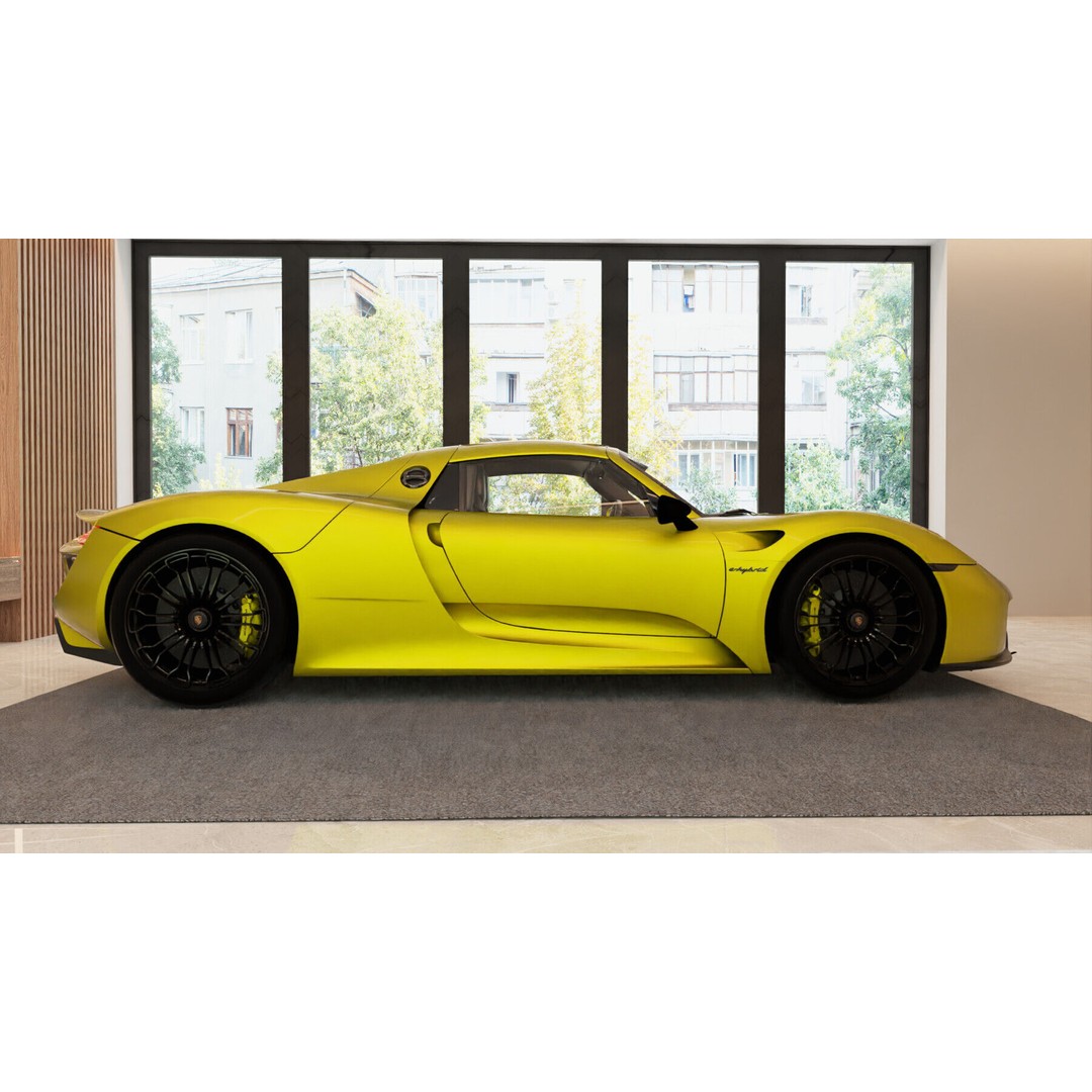 Porsche 918 Spyder 3D Model – Highly Detailed Low-Poly Game Asset, Blender - View 7