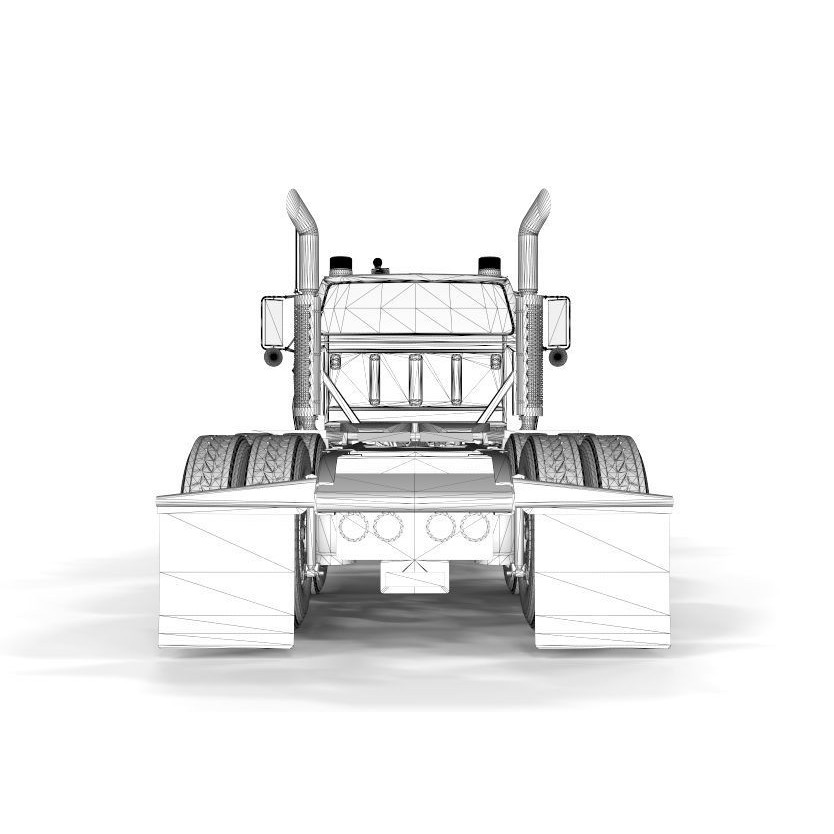 F-750 3D Model – Classic Truck, PBR Textures, FBX, Blender - View 13