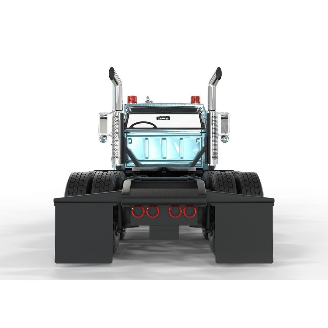 F-750 3D Model – Classic Truck, PBR Textures, FBX, Blender - View 5
