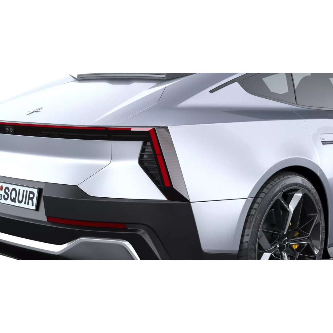 Polestar 5 3D Model – High Poly Luxury Sedan, FBX, PBR Textures - View 20