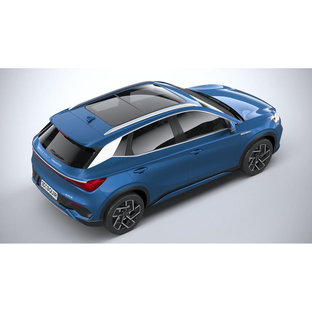 BYD Atto 3 3D Model – High Poly SUV Asset, FBX, OBJ, 3dsmax - View 12