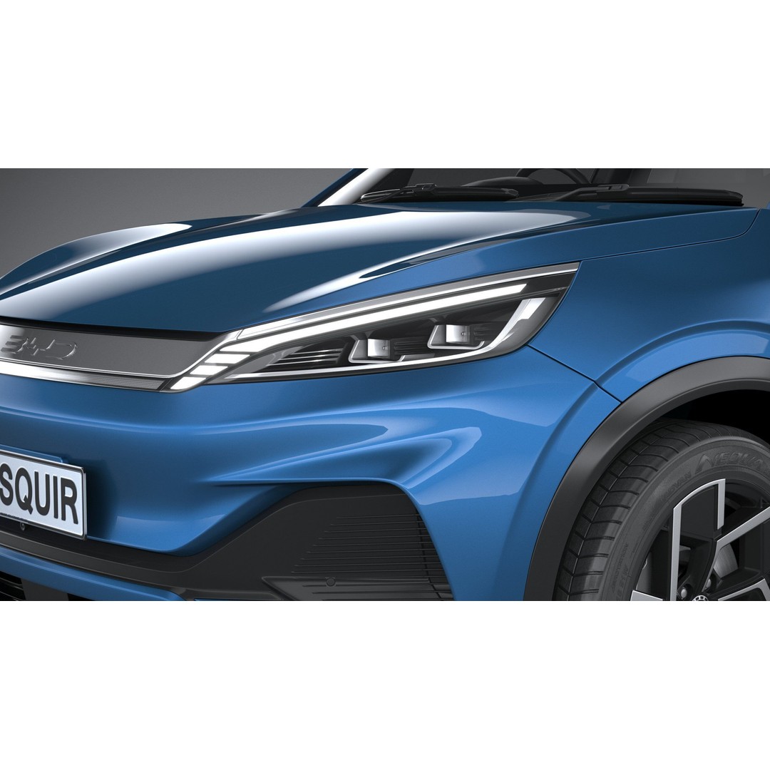 BYD Atto 3 3D Model – High Poly SUV Asset, FBX, OBJ, 3dsmax - View 16
