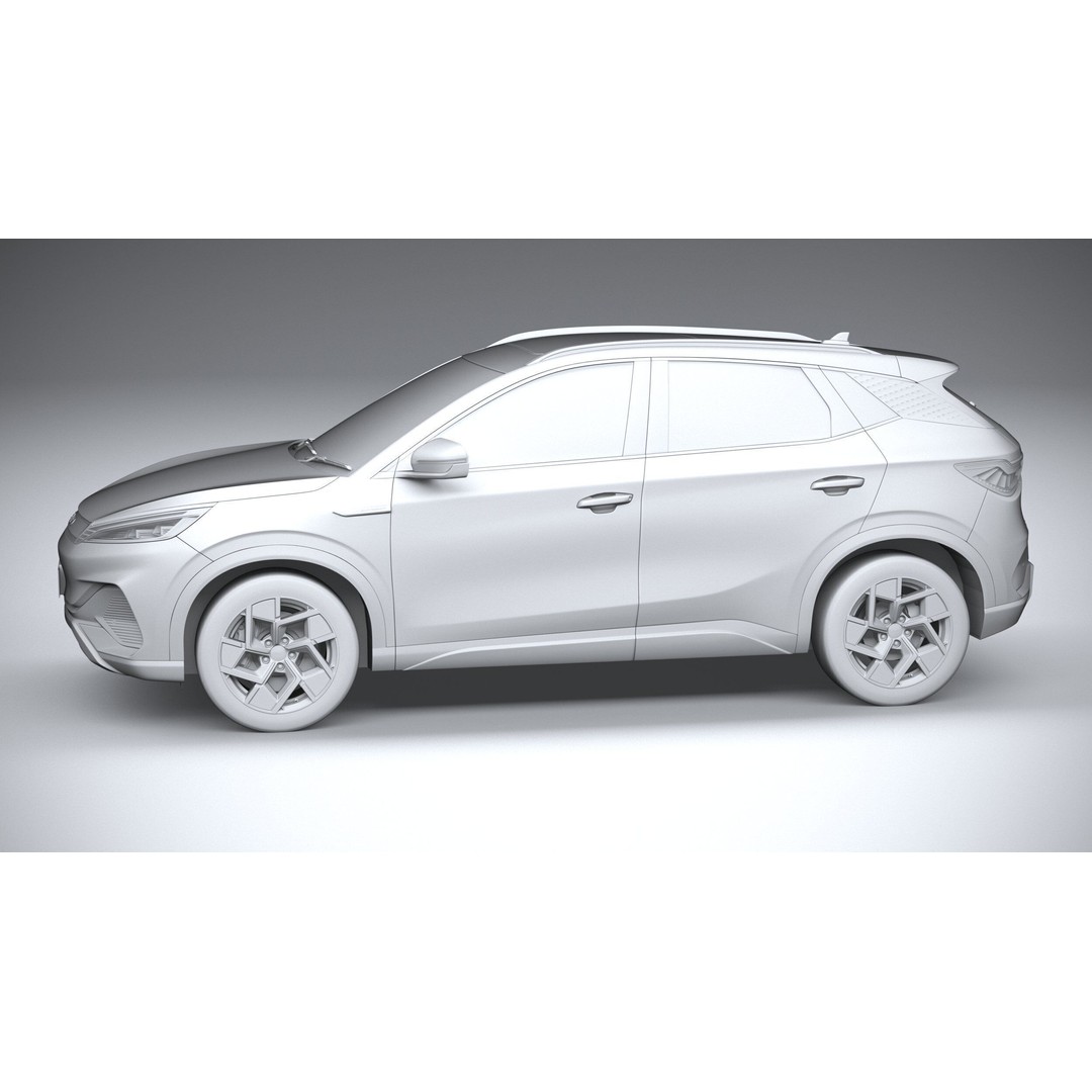 BYD Atto 3 3D Model – High Poly SUV Asset, FBX, OBJ, 3dsmax - View 24