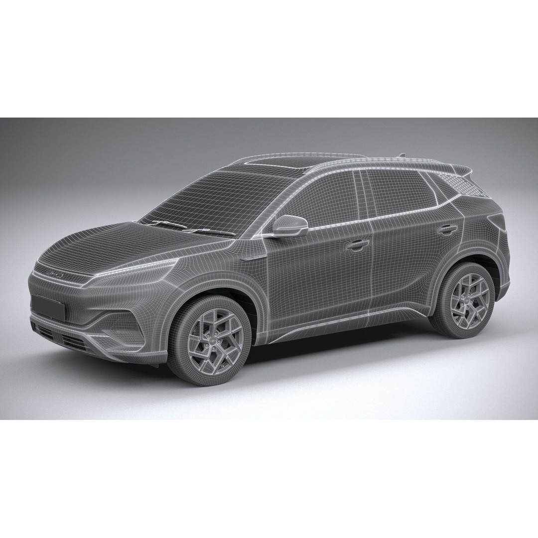 BYD Atto 3 3D Model – High Poly SUV Asset, FBX, OBJ, 3dsmax - View 28