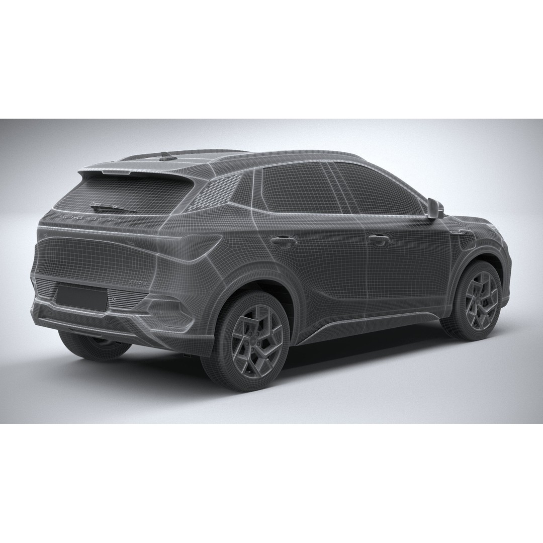BYD Atto 3 3D Model – High Poly SUV Asset, FBX, OBJ, 3dsmax - View 29