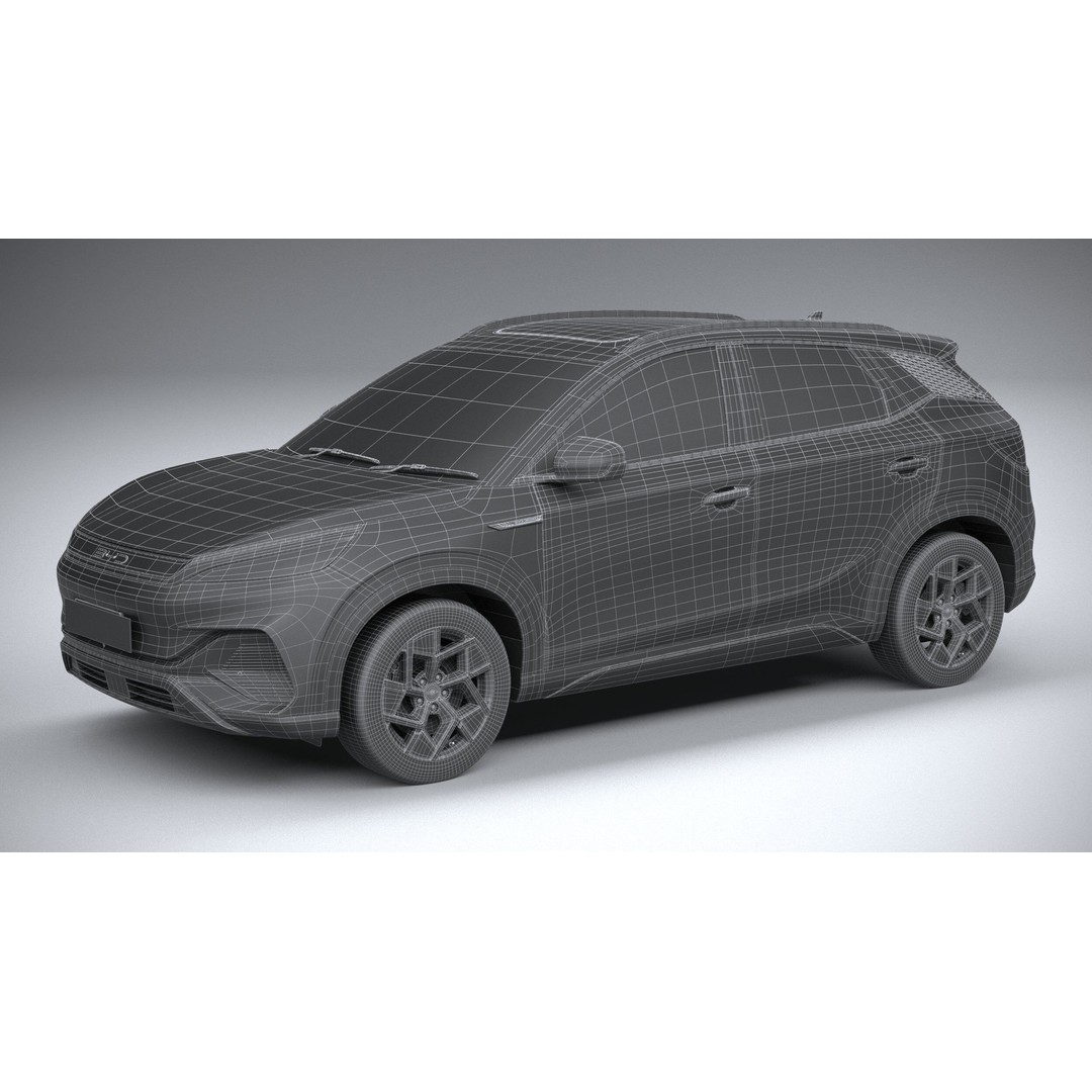 BYD Atto 3 3D Model – High Poly SUV Asset, FBX, OBJ, 3dsmax - View 30