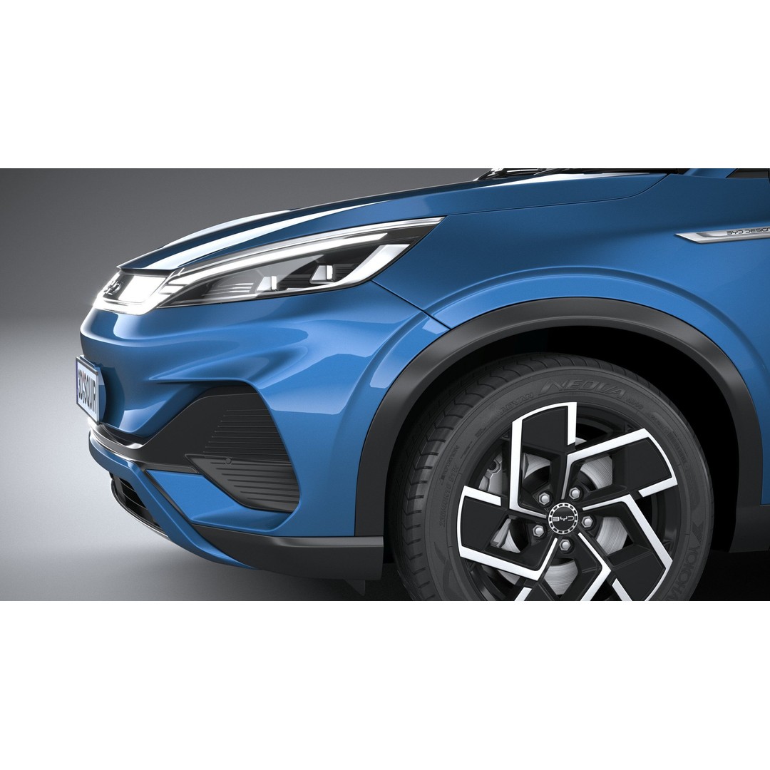 BYD Atto 3 3D Model – High Poly SUV Asset, FBX, OBJ, 3dsmax - View 5