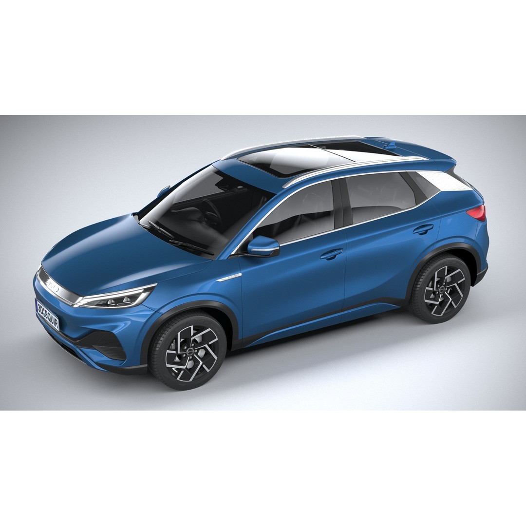 BYD Atto 3 3D Model – High Poly SUV Asset, FBX, OBJ, 3dsmax - View 9